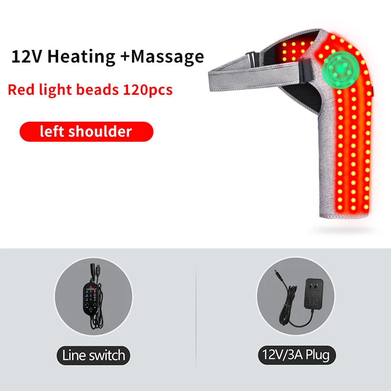 Red Light Therapy Heated Shoulder Support Wrap - 14