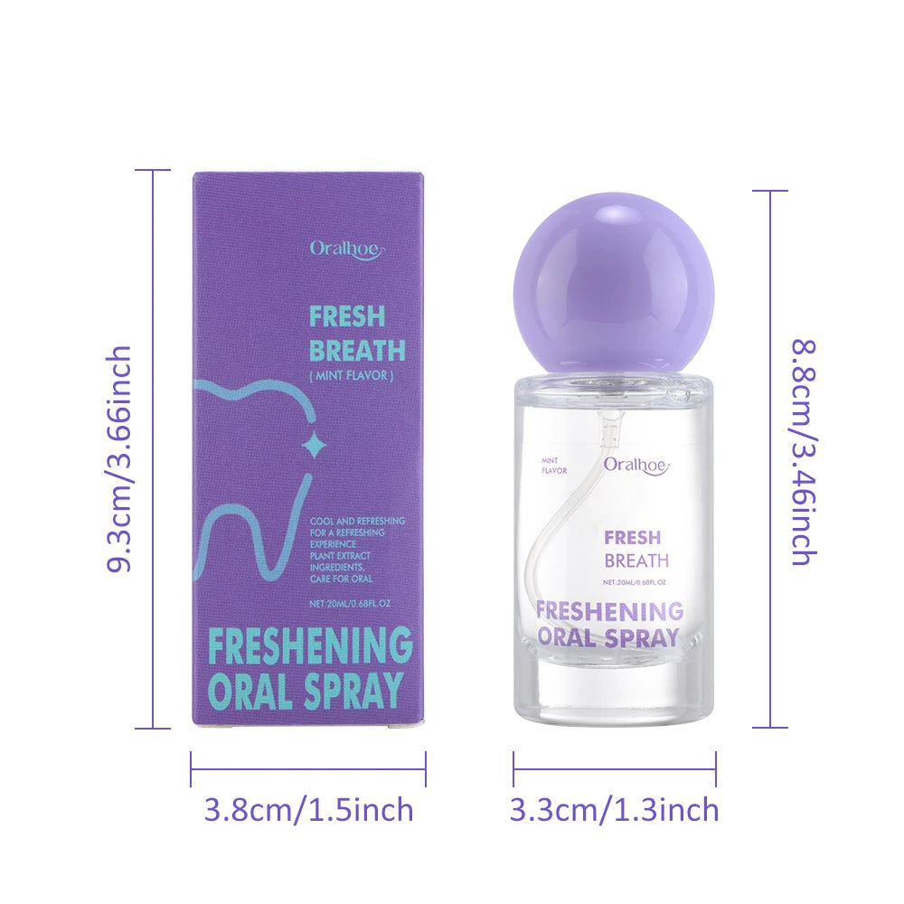 Refreshing Mint Oral Breath Spray for Instant Freshness - 13