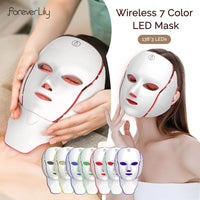 7-Color Wireless LED Photon Facial and Neck Mask