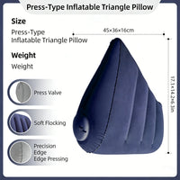 Inflatable Travel Pillow for Neck, Back, and Leg Support
