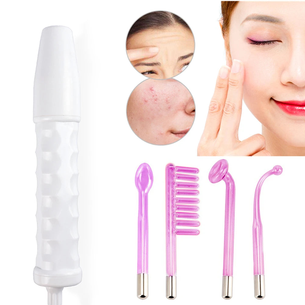 4-in-1 High-Frequency Facial Wand for Acne and Anti-Aging