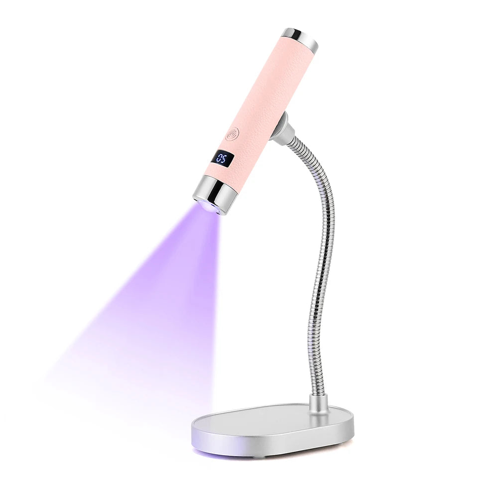 Portable 2-in-1 UV LED Nail Dryer with Magnetic Stand - 23