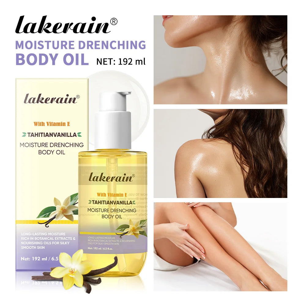 Vanilla Hydrating Body Oil for Dry Skin