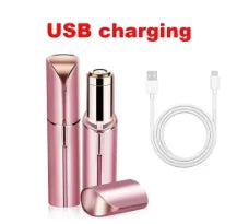 2-in-1 Painless Rechargeable Facial Hair Remover & Eyebrow Trimmer - 7
