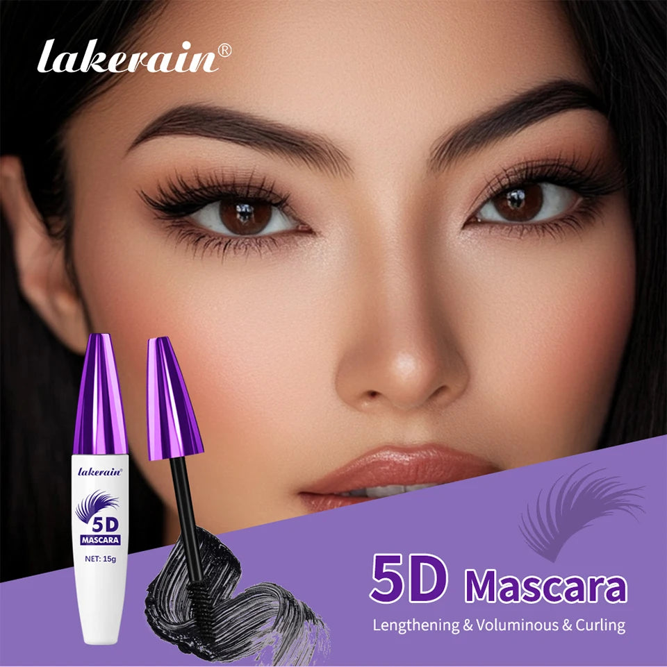 5D Waterproof Lengthening & Volumizing Lash Mascara - 7