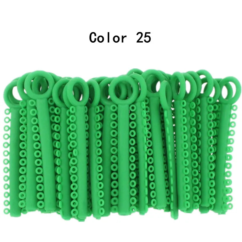 Orthodontic Elastic Ligature Ties for Dental Braces - 35