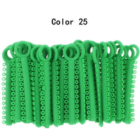 Orthodontic Elastic Ligature Ties for Dental Braces