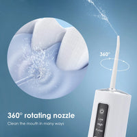 Portable Electric Teeth Cleaning and Water Flosser Set