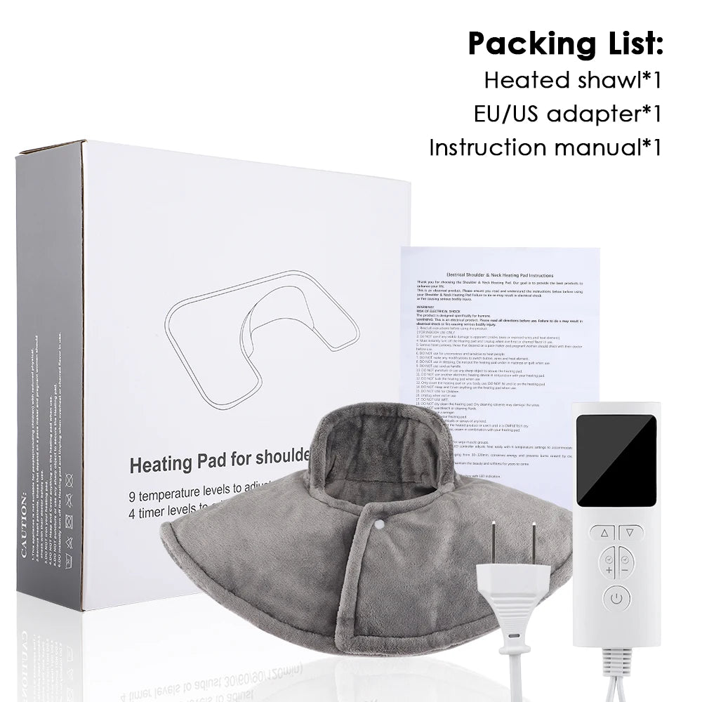 Heated Shoulder and Neck Relief Shawl - 26