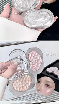 Shimmer Highlighter Powder for Radiant Face Contouring