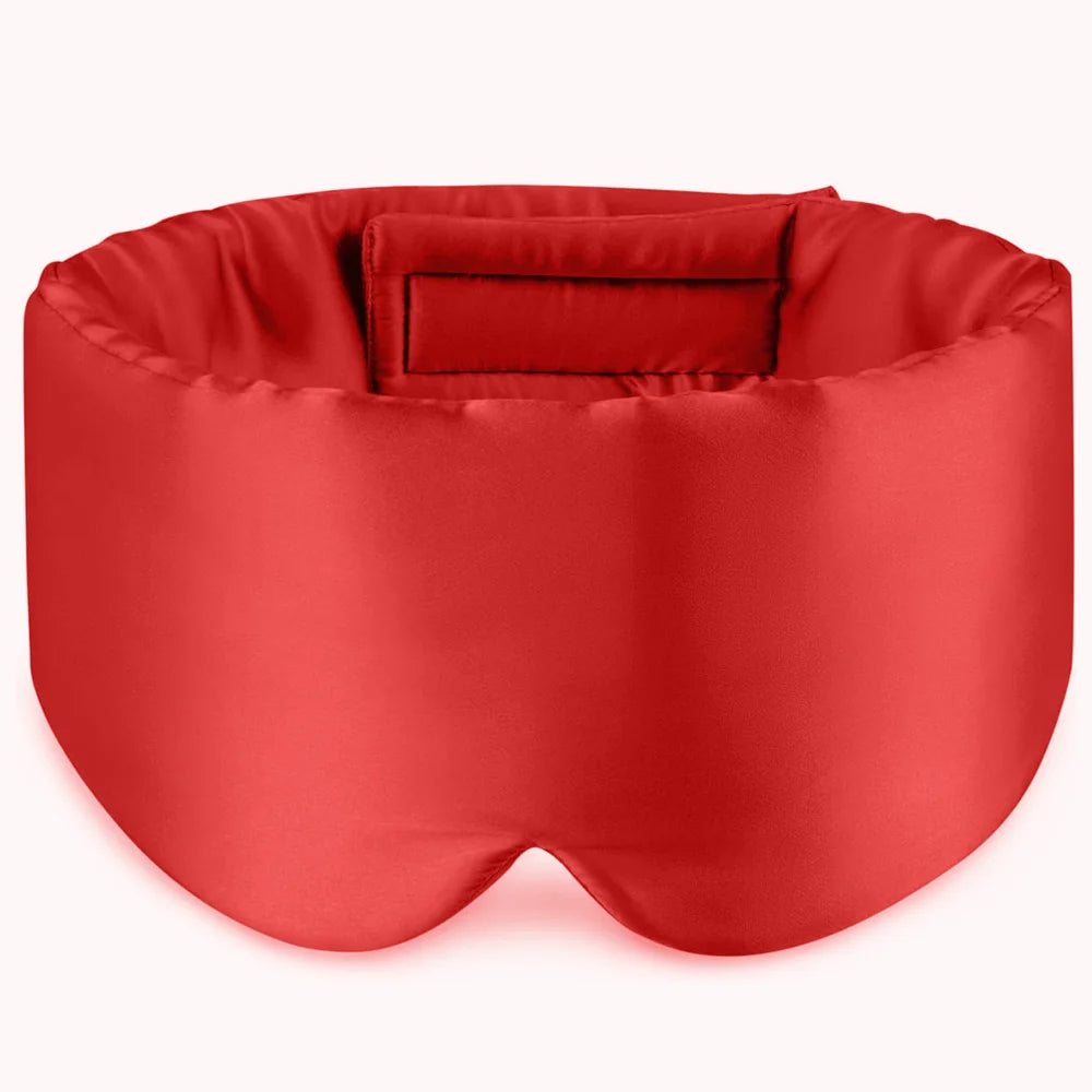 Silk Sleep Mask with Adjustable Strap for Deep Relaxation - 10
