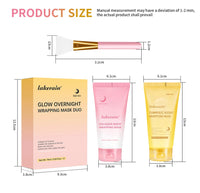 Overnight Peel-Off Collagen and Turmeric Face Mask Duo