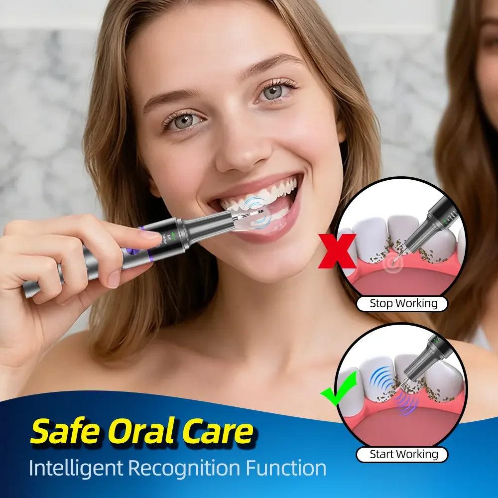 Visual Ultrasonic Teeth Cleaning & Plaque Remover - 6
