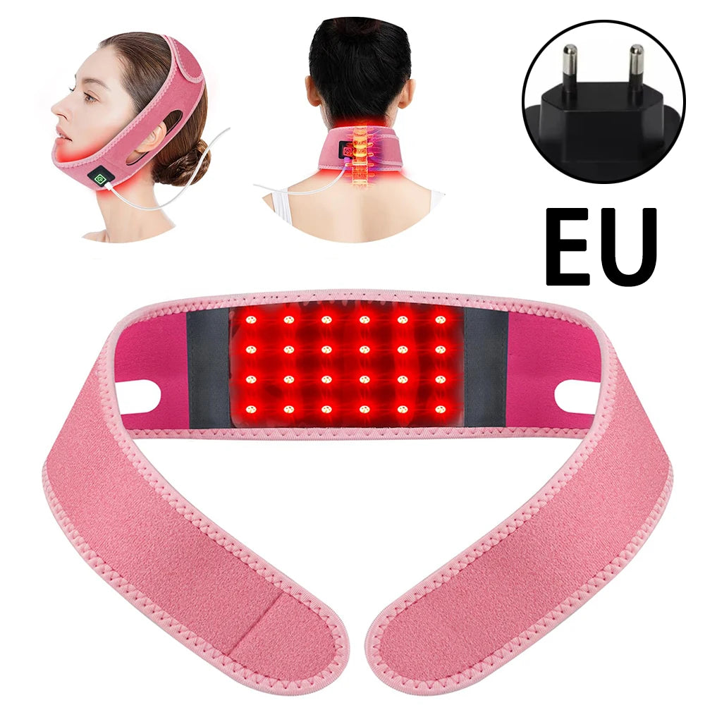Red Light Therapy Neck & Chin Lifting Wrap - 16