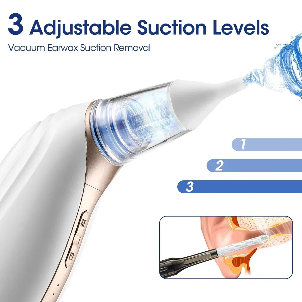 Electric Vacuum Earwax Remover and Ear Dryer - 3