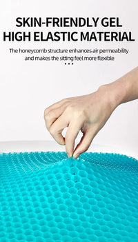Breathable Honeycomb Gel Seat Cushion for Office and Car
