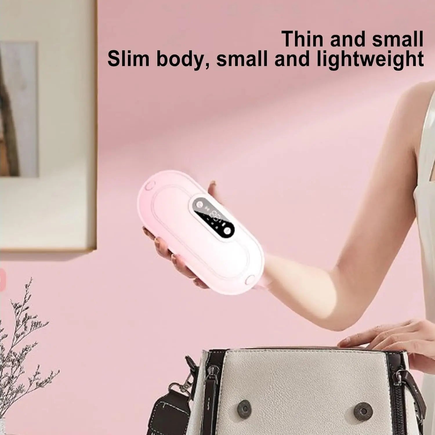 Portable Cordless Heating Pad for Period Cramp Relief - 4