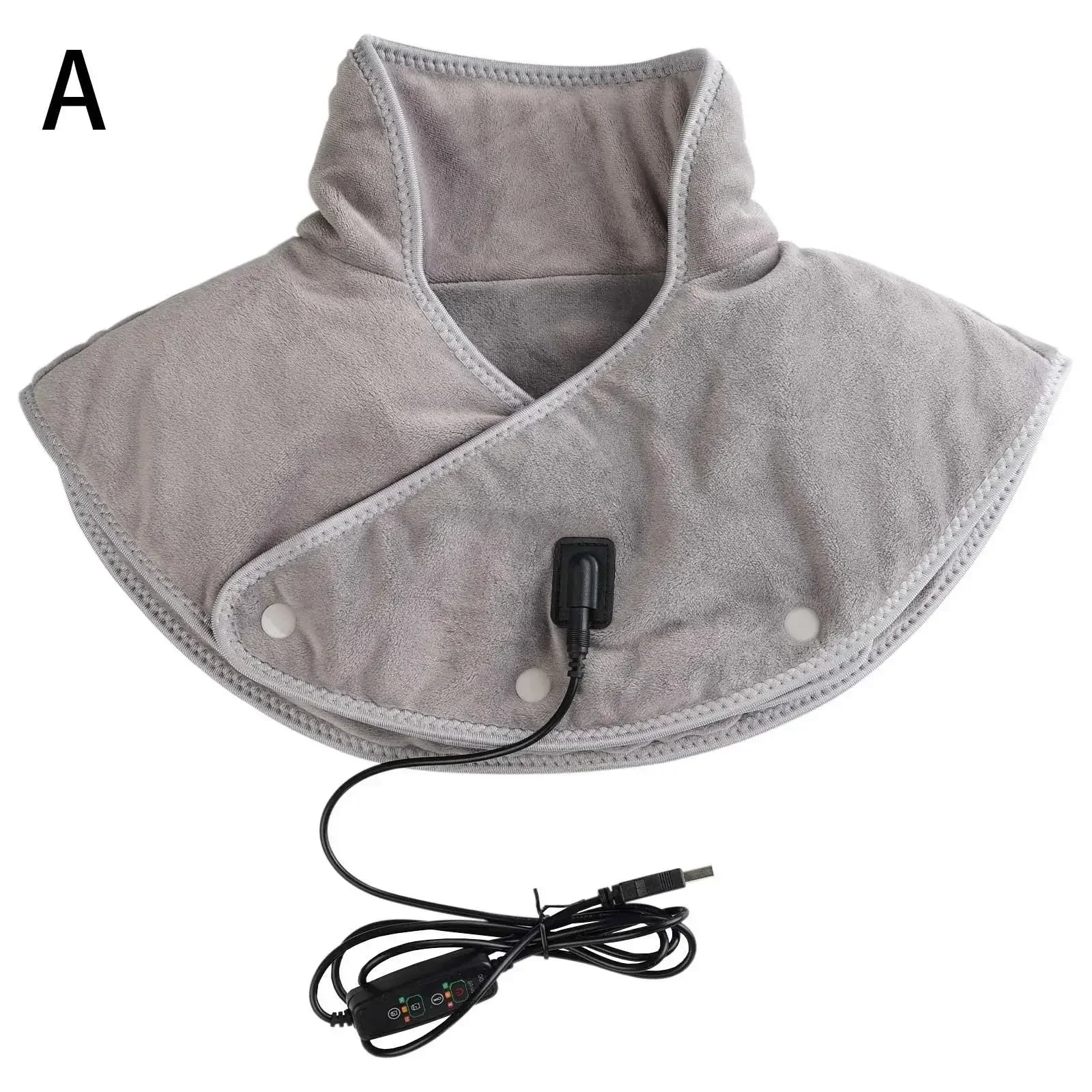 USB Heated Neck and Shoulder Heating Pad for Pain Relief - 17