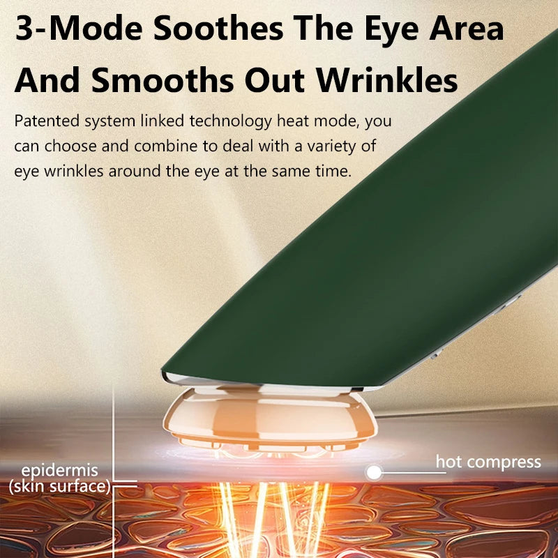 EMS Microcurrent Eye Massager for Wrinkles and Dark Circles - 3