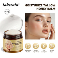 Moisturizing Beef Tallow Honey Balm for Dry Skin