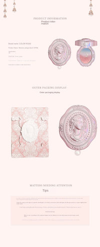 Embossed Gradient Blush and Highlighter Palette