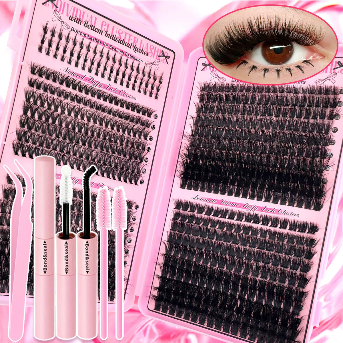 DIY Individual Lash Cluster Kit for Volume