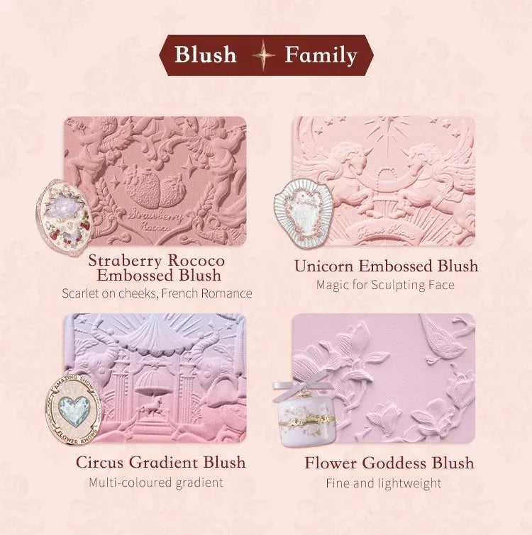 Embossed Strawberry Long-Lasting Powder Blush - 26