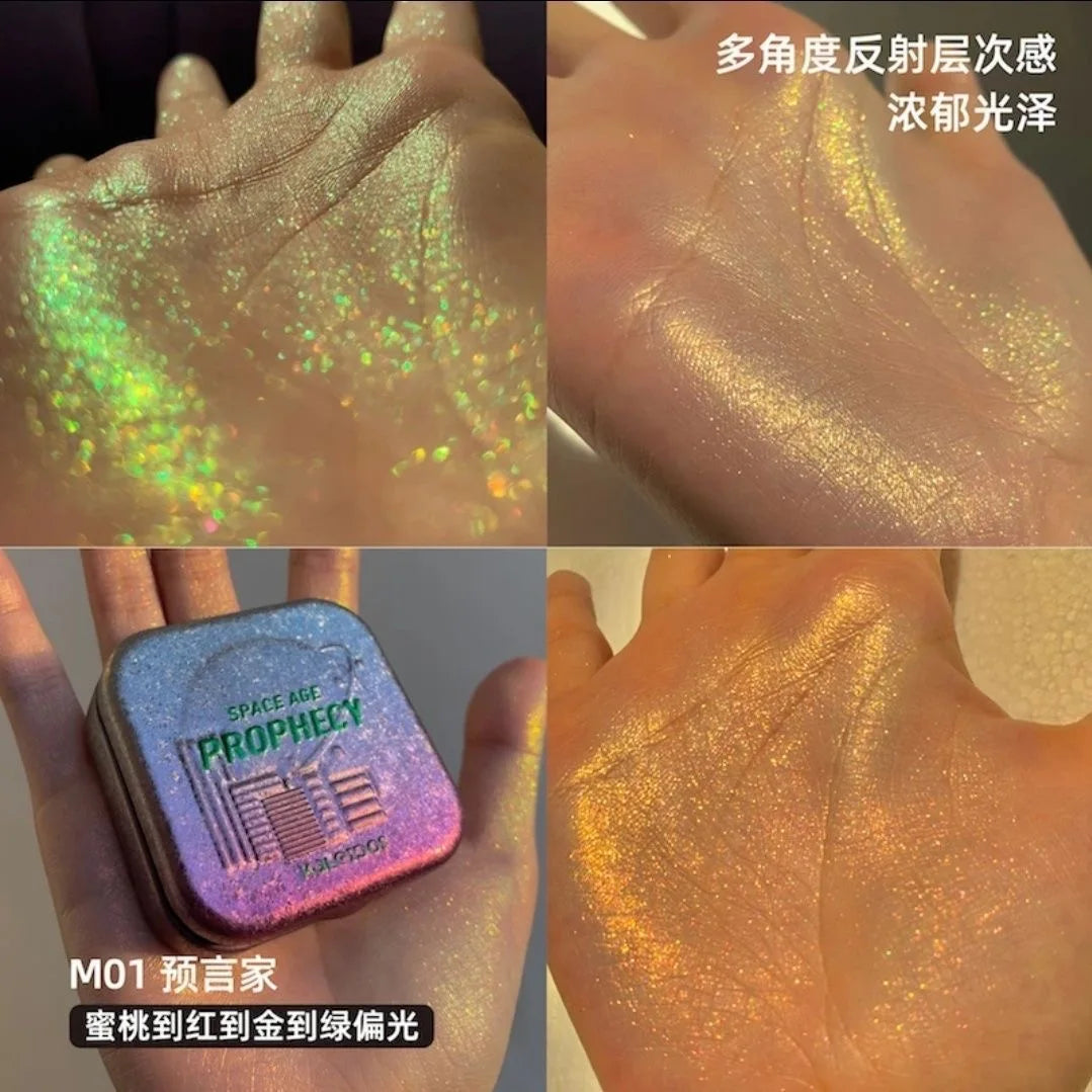Chameleon Multi-Dimensional Glitter Highlighter Palette - 3