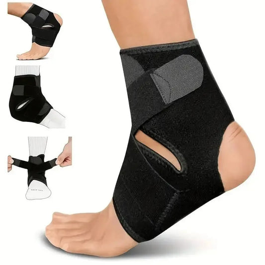 Adjustable Breathable Ankle Support Brace for Sports and Recovery