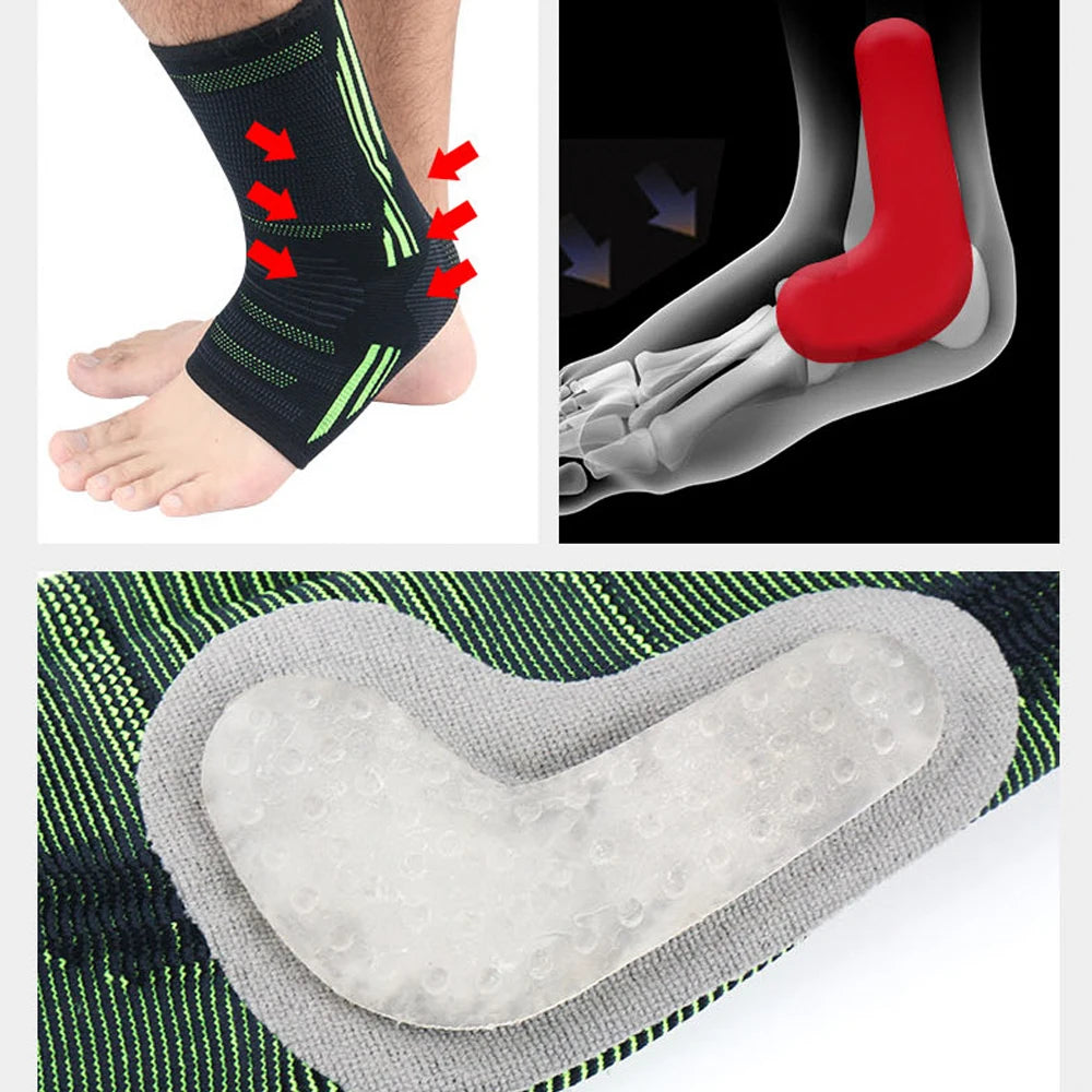 Ankle Compression Support Sleeve for Pain Relief - 17