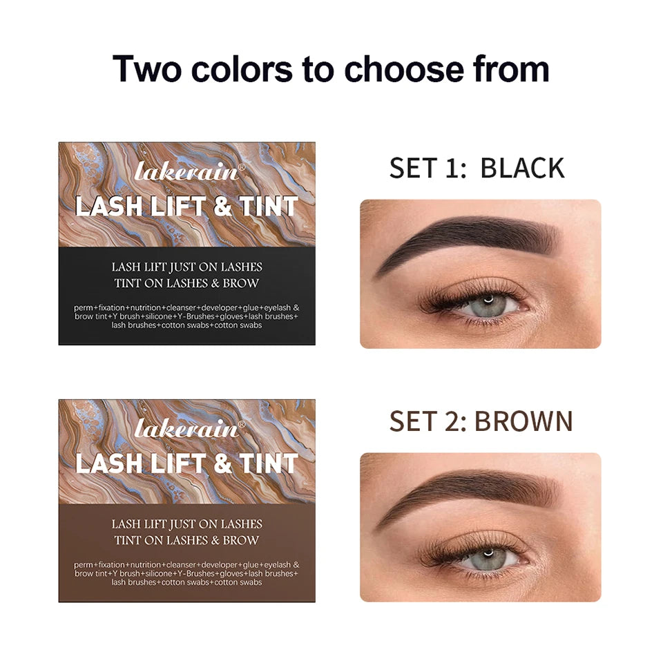 Professional Eyelash Lift and Brow Tinting Kit - 12