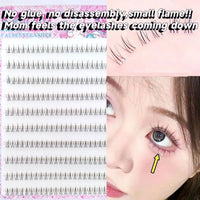 Beginner-Friendly Natural Lower Cluster Lashes