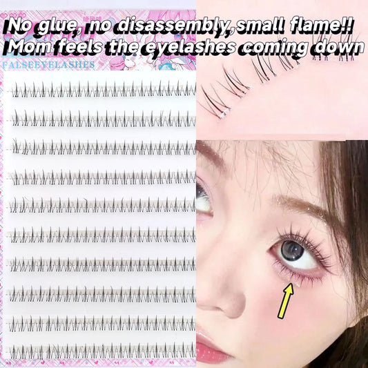 Beginner-Friendly Natural Lower Cluster Lashes
