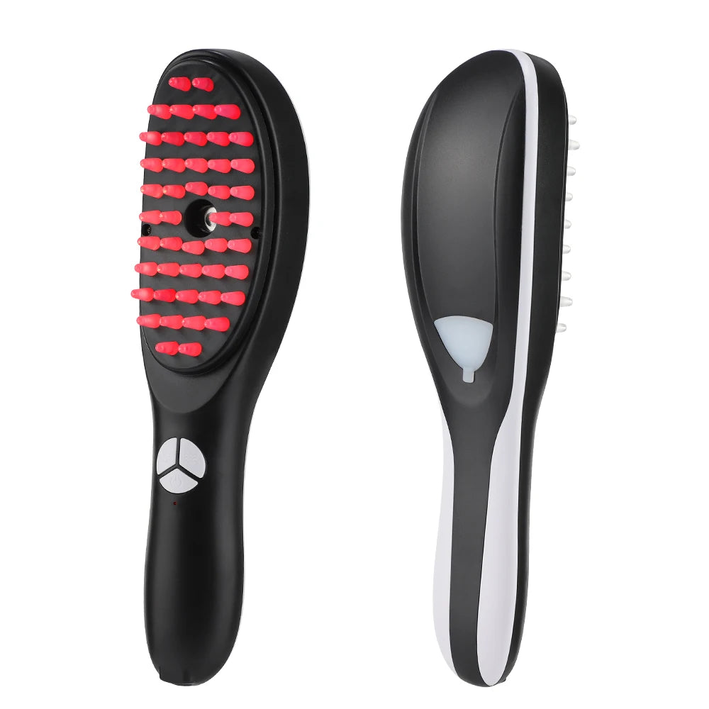Electric Scalp Massager & Hair Growth Atomizing Brush - 15