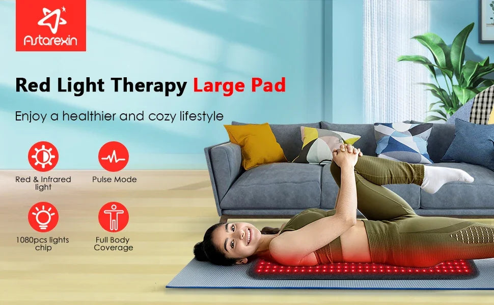 Infrared Red Light Therapy Heating Pad for Full Body Pain Relief - 8