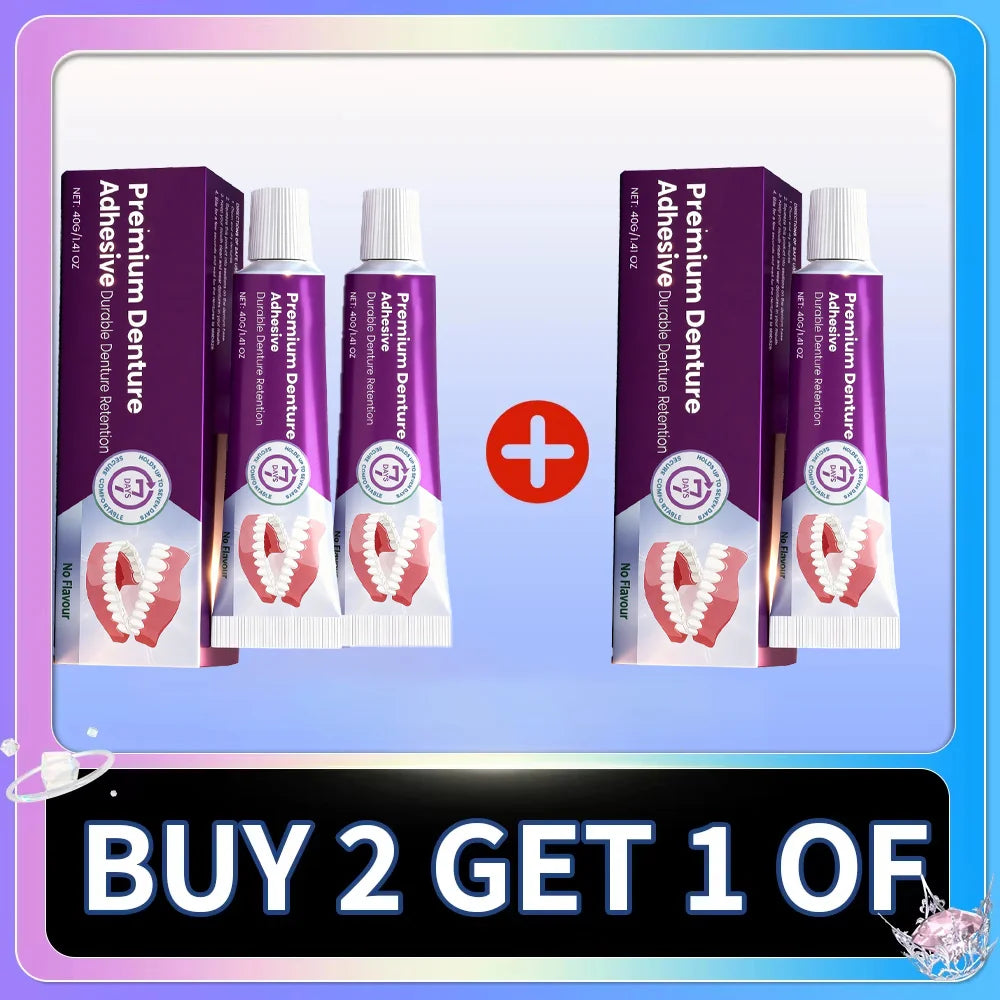 Long-Lasting Denture Adhesive Cream for Secure Fit - 9