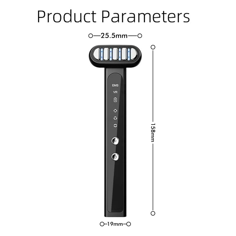 Red Light LED Facial Wand for Anti-Aging and Eye Care - 6