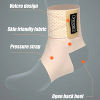 Adjustable Ankle Support Wrap for Pain Relief and Stability
