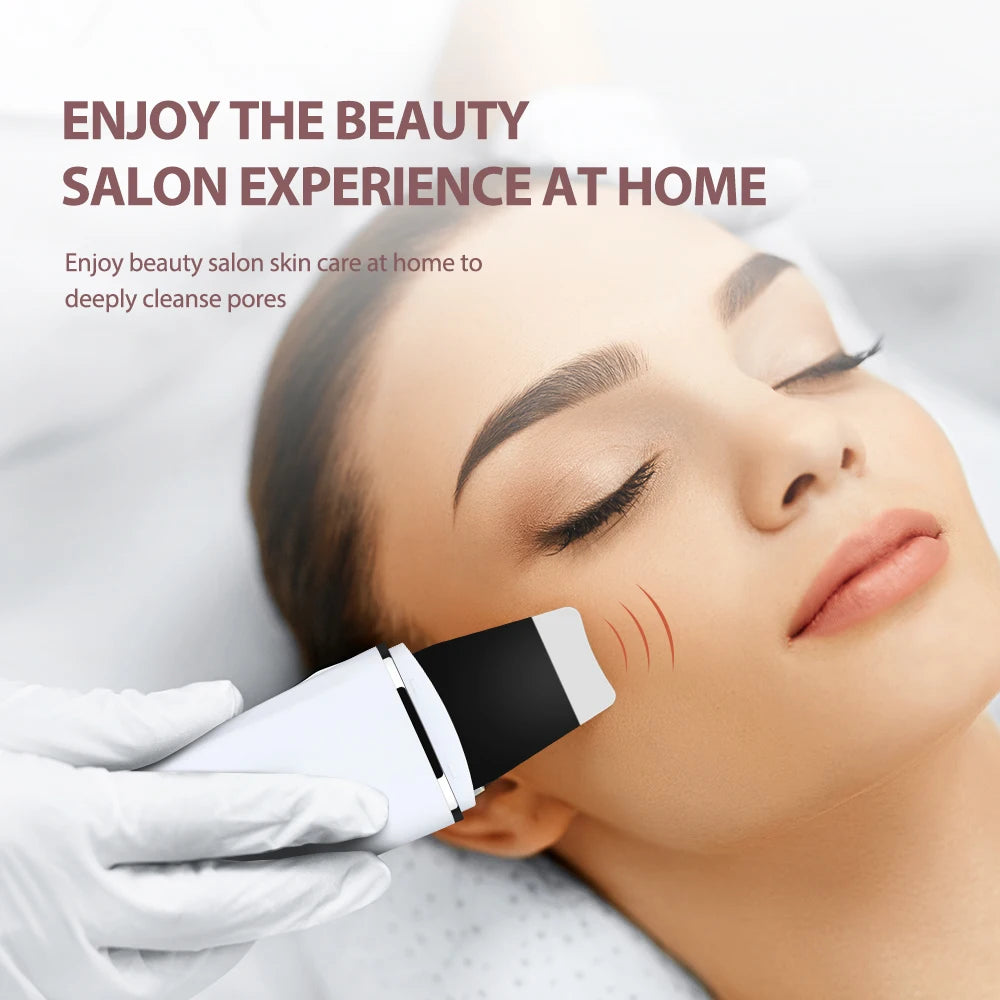 Ultrasonic Facial Skin Scrubber for Deep Pore Cleansing - 4