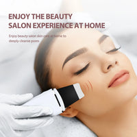 Ultrasonic Facial Skin Scrubber for Deep Pore Cleansing