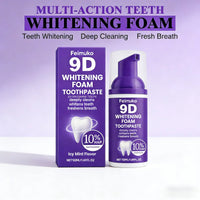 Purple Teeth Whitening Mousse Foam for Deep Stain Removal