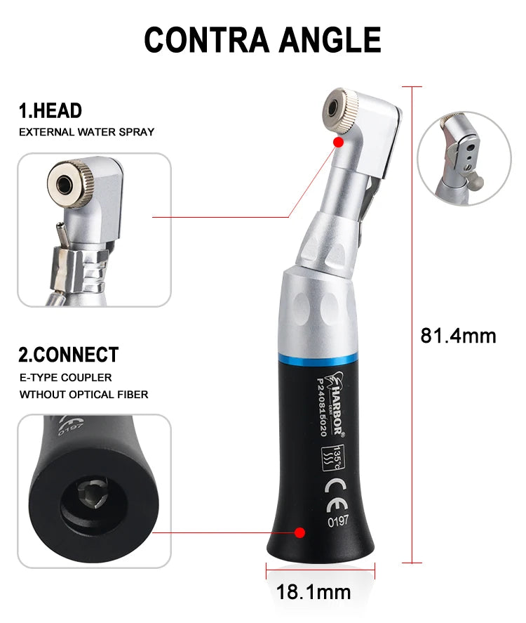 Professional LED Dental Handpiece Kit with Air Motor - 13