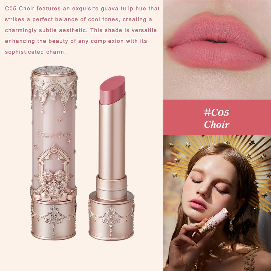 Velvet Matte Long-Lasting Lipstick - 20