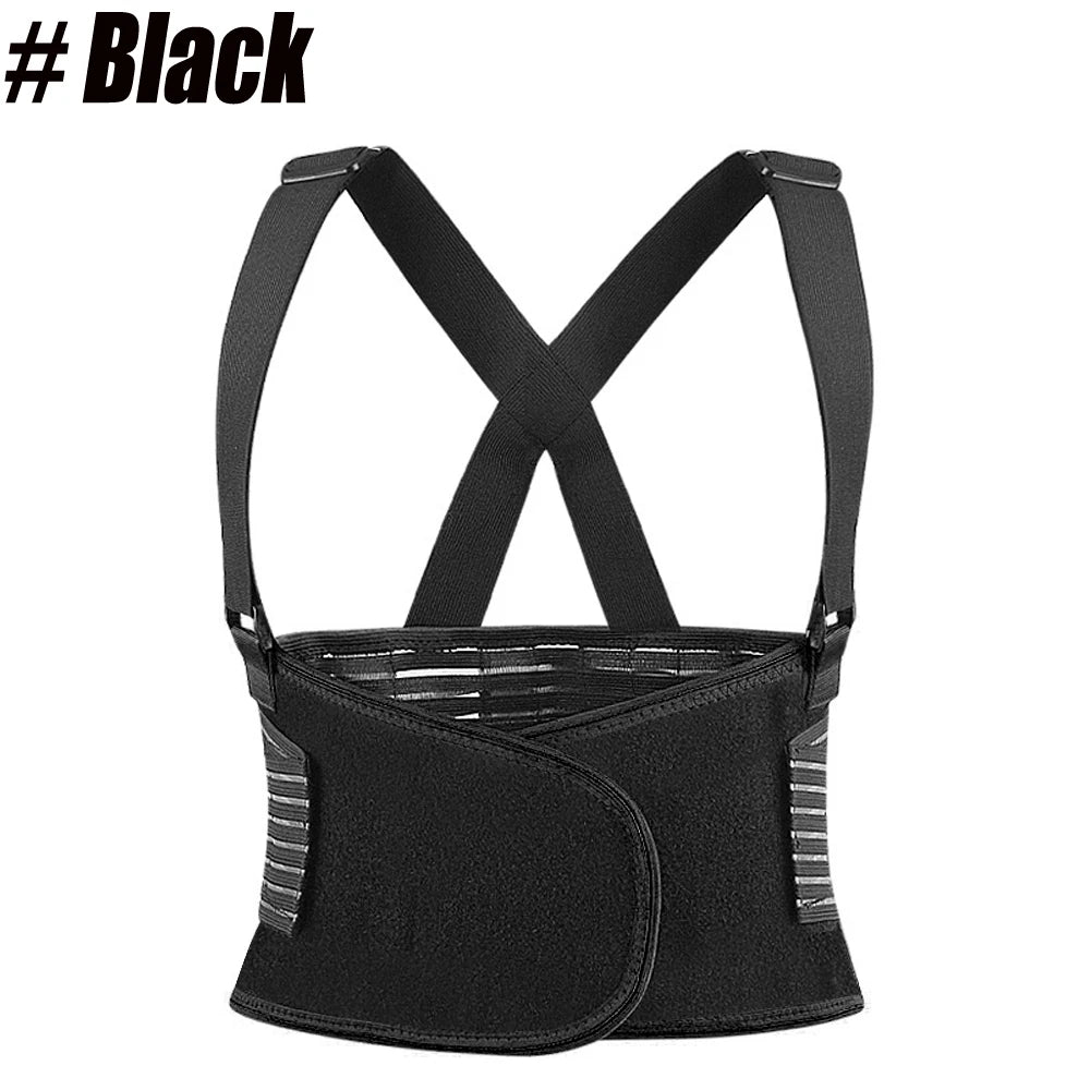 Adjustable Lower Back Support Brace for Heavy Lifting - 20