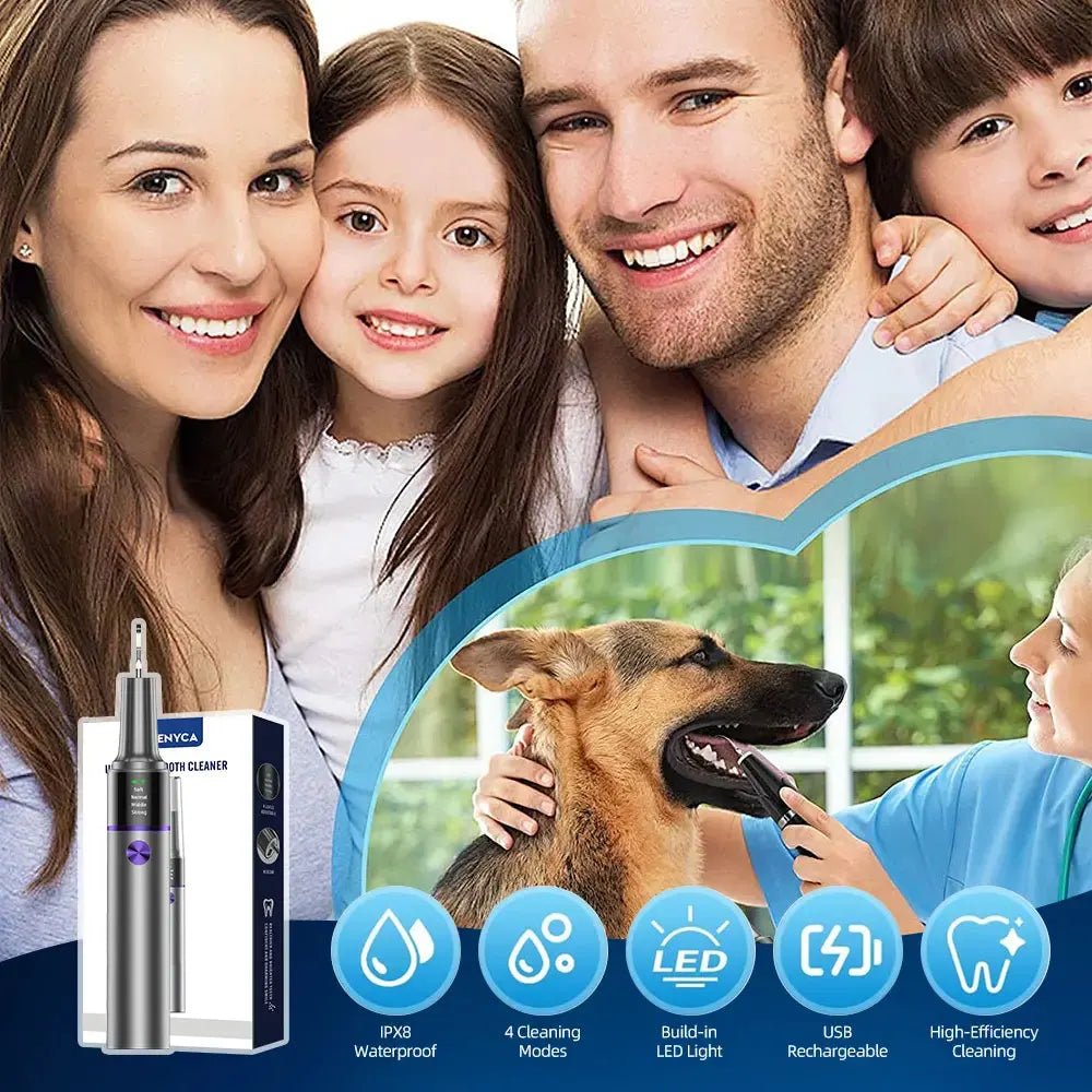 Visual Ultrasonic Teeth Cleaning & Plaque Remover - 12