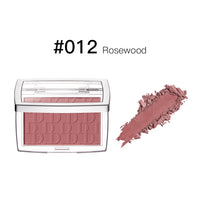 Matte Embossed Blush Palette with Brush