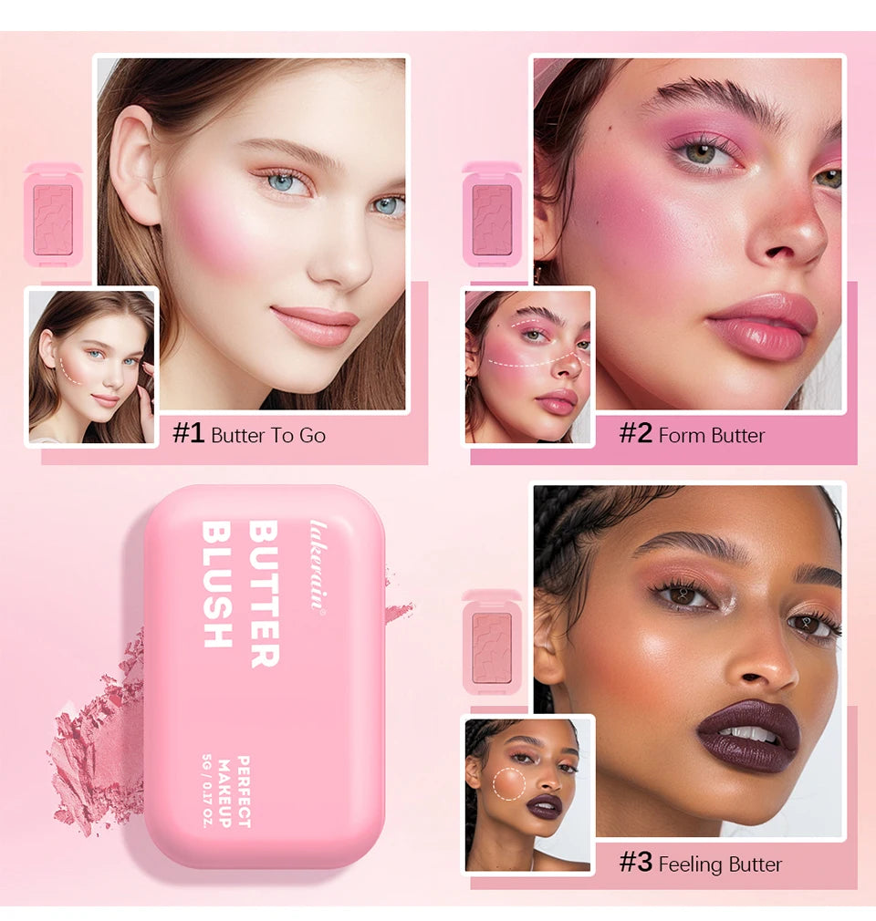 Silky Butter Bronzer for Sculpted Face Contouring - 24