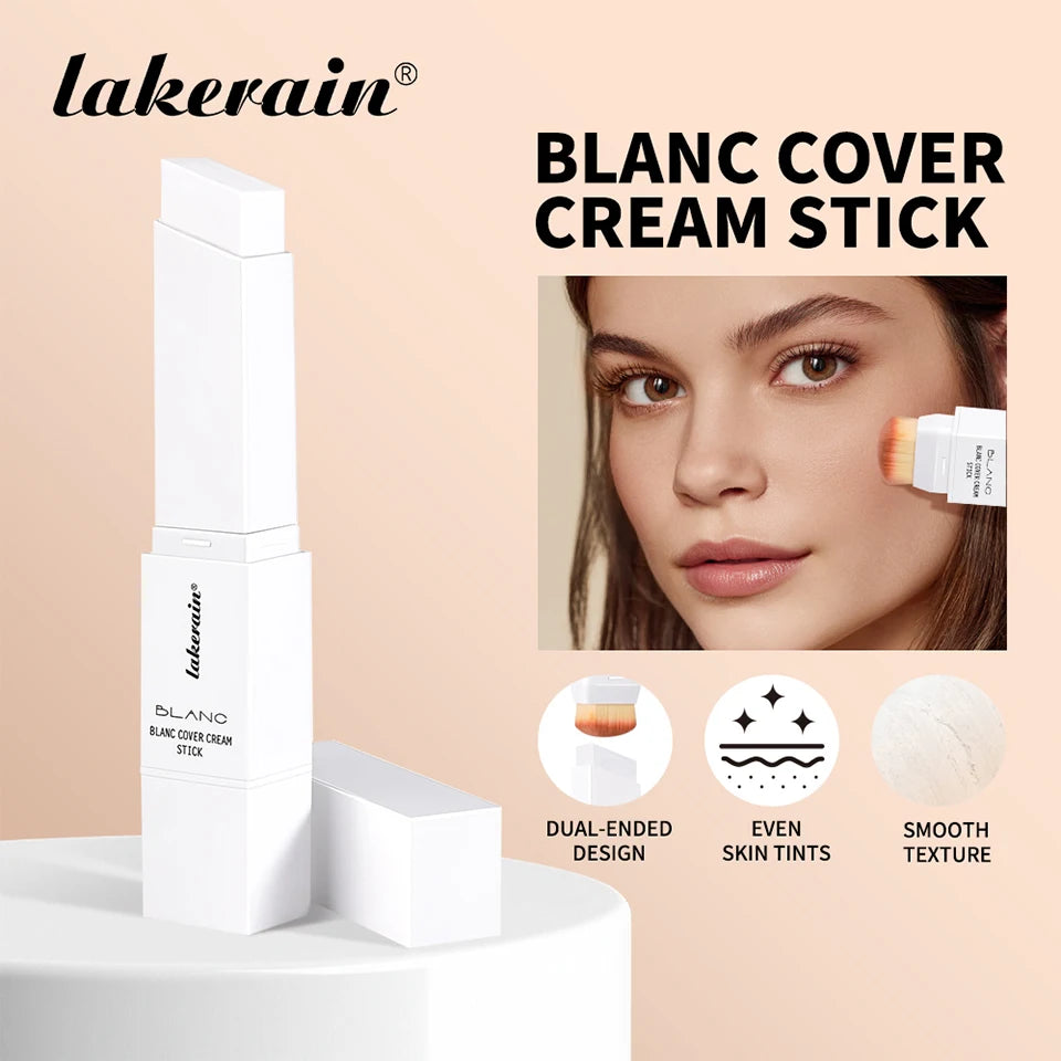 Full Coverage Cream Foundation Stick with Built-in Brush - 7