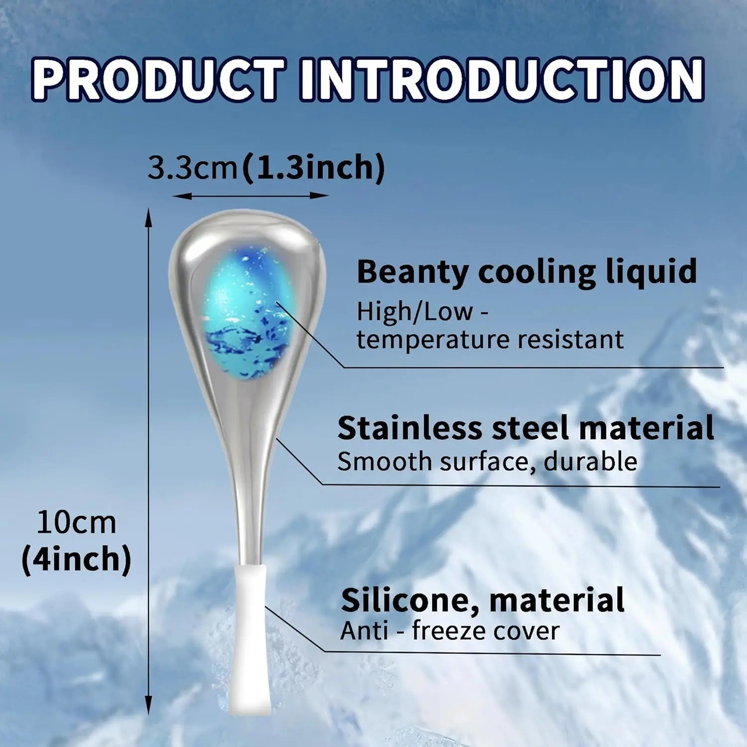 Stainless Steel Facial Cooling Cryo Sticks for Puffiness - 5