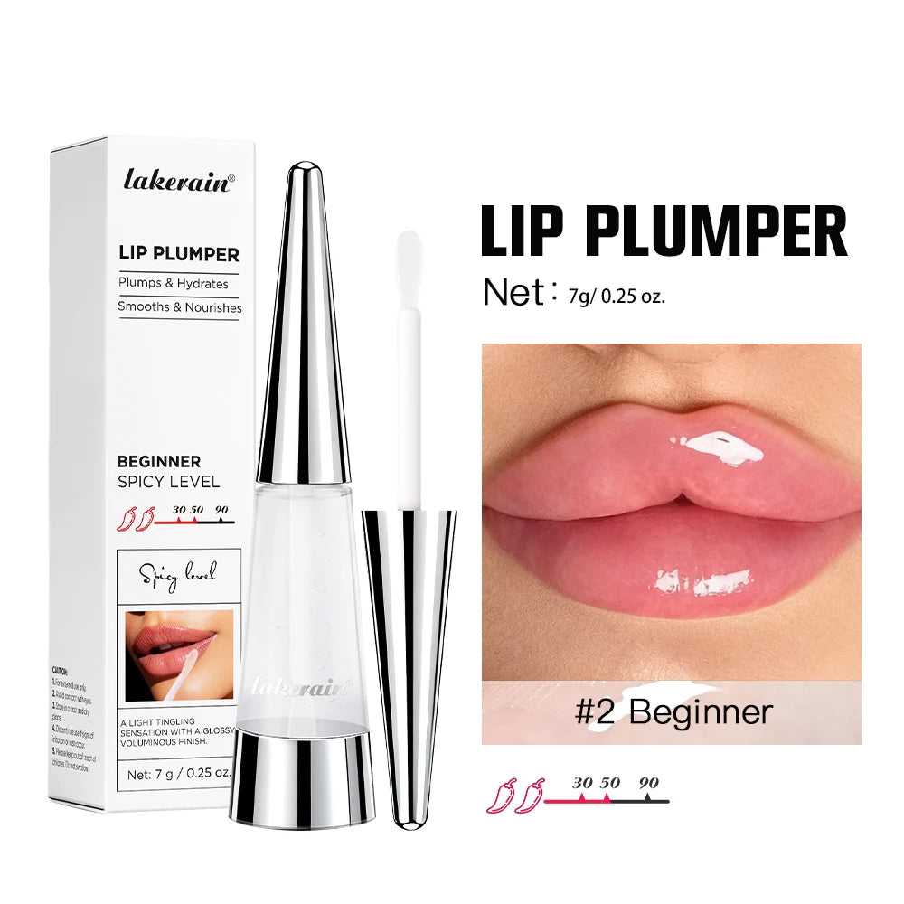 Instant Volumizing Lip Plumper Gloss for Fuller Hydrated Lips - 25